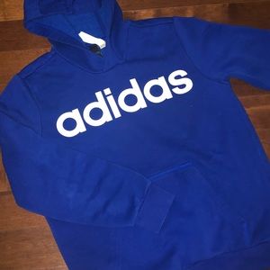 ROYAL BLUE ADIDAS HOODIE
